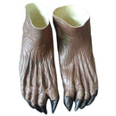 Adult Halloween Werewolf Monster Hands Glove+Feet Shoes Cover Costume Accessory