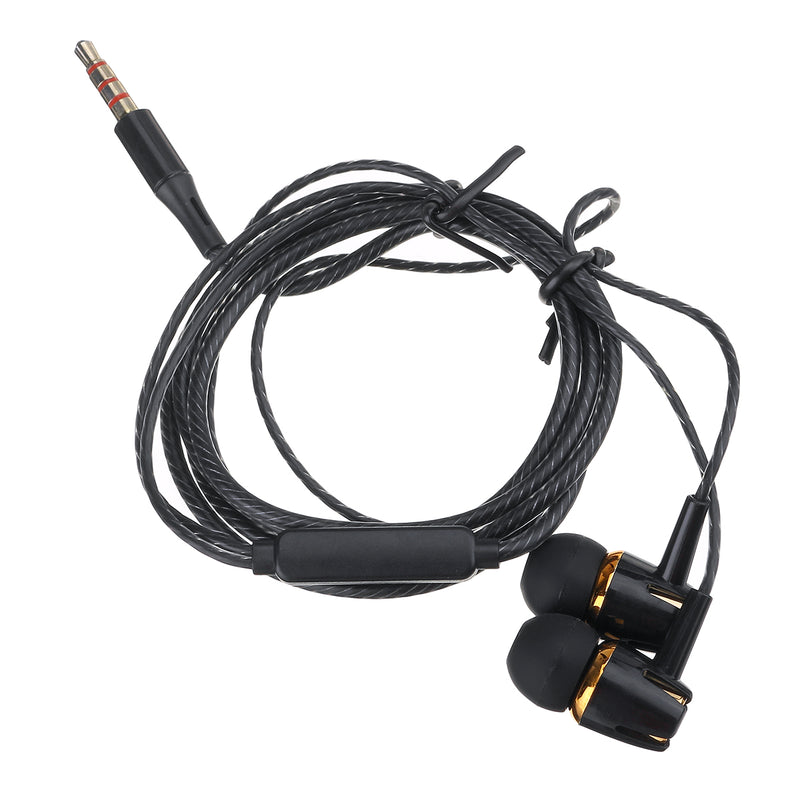 S9 3.5mm Wired Control In-ear Earphone Earbuds Stereo Music Headphone with Mic