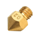 TRONXY 0.2mm/0.3mm/0.4mm/0.5mm Copper Extruder Nozzle For 3D Printer Parts