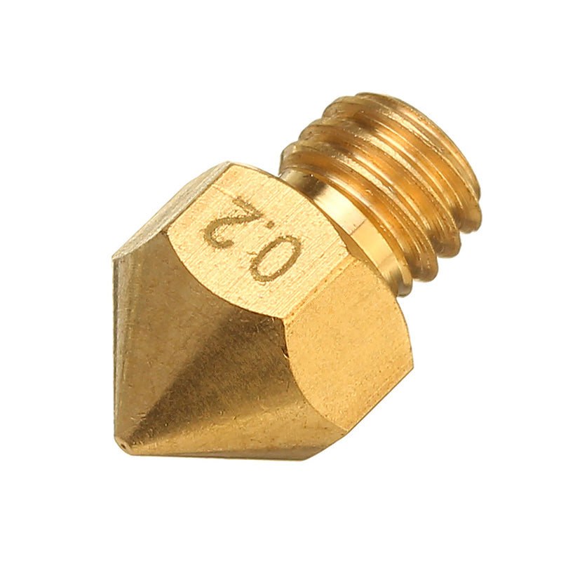 TRONXY 0.2mm/0.3mm/0.4mm/0.5mm Copper Extruder Nozzle For 3D Printer Parts