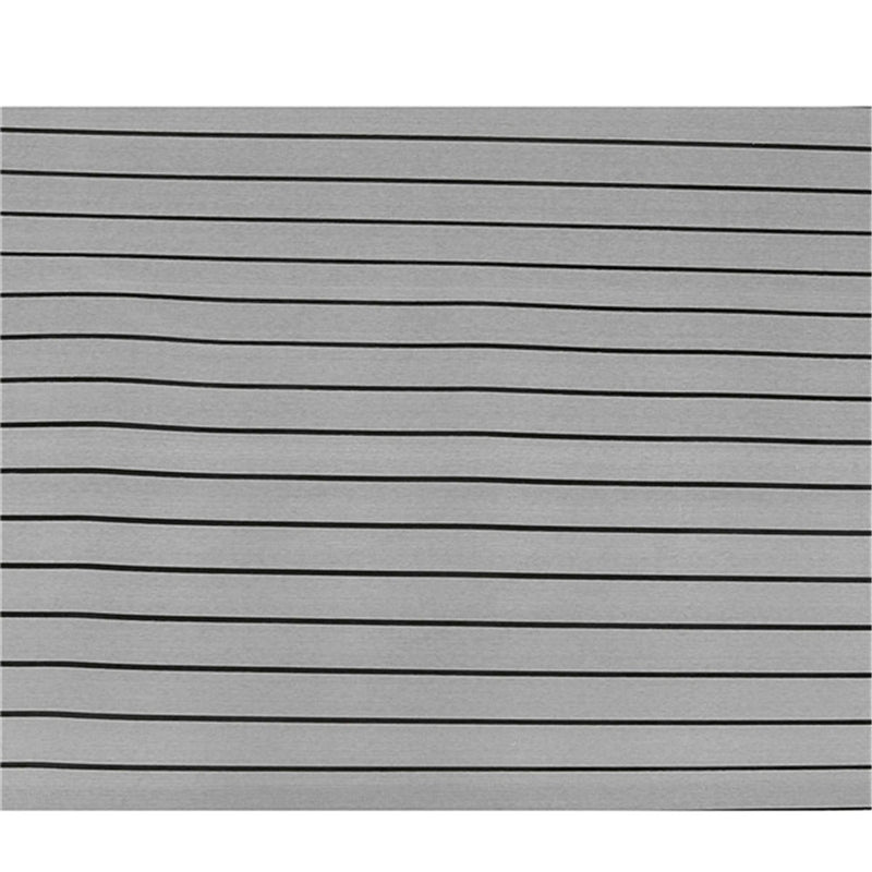 240cm x 45cm x 6mm Grey EVA Foam Teak Sheet Boat Yacht Synthetic Teak Decking With Glue
