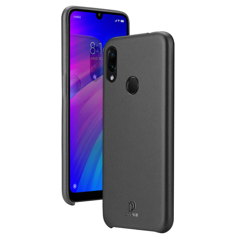 DUX DUCIS Smooth Touch Shockproof PU Leather&Silicone Soft Protective Case For Xiaomi Redmi 7 / Redmi Y3