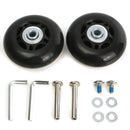 2pcs  Luggage Suitcase Replacement Wheels Axles Deluxe Repair 6328mm