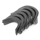 6Pcs/Set Black Rubber Pool Table Pocket Liners Protector Billiard Snooker Table Liners Decorations