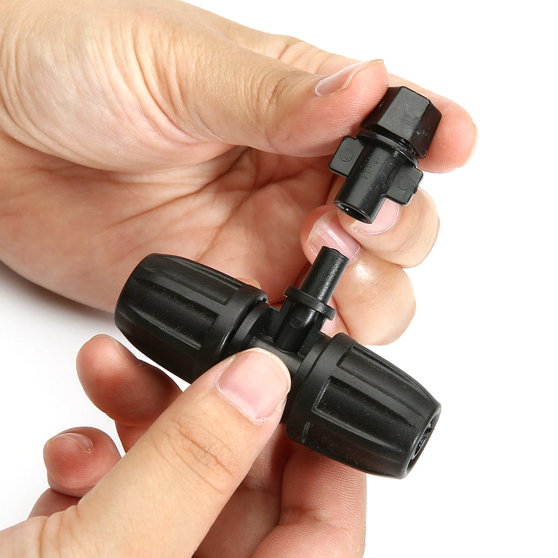 10M Drip Irrigation Kit Garden Misting Cooling System 32.8ft Blank Distribution Tubing Hose for Garden Greenhouse Flower Bed Patio Lawn