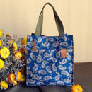 KCASA KC-LG09 Large Capacity Cotton Lunch Tote Bag Travel Picnic Lady Handbag Food Storage Organizer