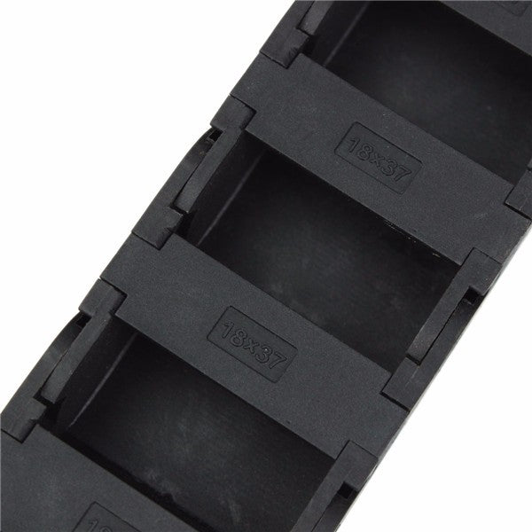 18mm x 37mm Openable Plastic Cable Drag Chain 1M Long Wire Carrier Drag Chain