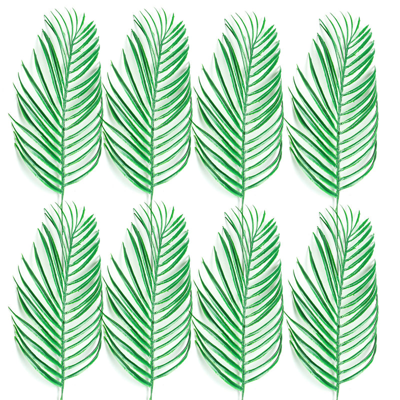 Artificial Palm Tree Faux Leaves Green Plants Greenery for Flowers Decorations