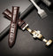 Bakeey 22mm Genuine Leather Strap Replacement Alligator Grain Watch Band