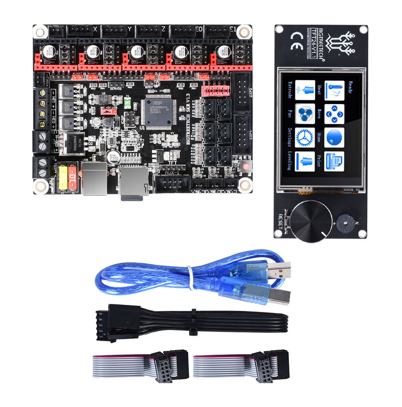 BIGTREETECH SKR V1.3 32Bit Controller Board + TFT24 Touch Screen Kit for 3D Printer Parts Reprap