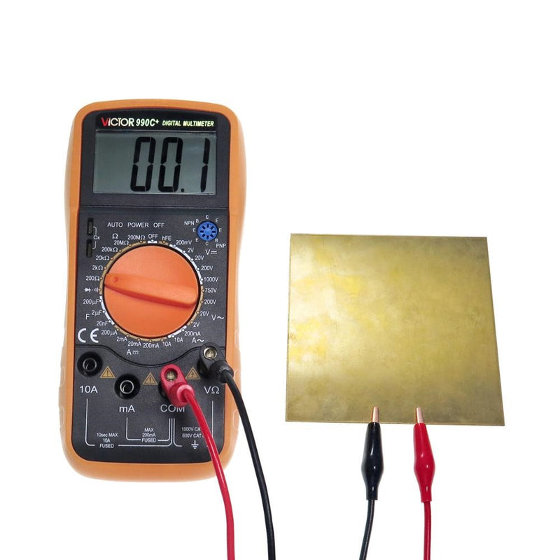 Cleqee P1044 5pcs 4mm Length 1M Stackable Banana Plug to Crocodile Clip Test Leads Durable Multimeter Testing Cables Copper