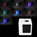 USB Mini Portable Air Conditioner 7 Colors Light Air Cooling Fan Humidifier Purifier