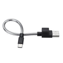 Metal USB Cable USB to Type C Tablet Cable 25CM
