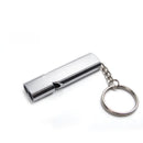 IPRee Outdooors Survival Whistle Emergency Self Rescue Double-Barrelled Whistle Aluminum Alloy