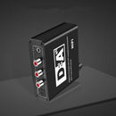 Caldecott DAC Optical Toslink Coaxial Bi-directional Switch RCA 3.5mm Jack Digital to Analog Audio Adapter Converter for DVD PS3 Stereo Amplifier EarPhones TV PC