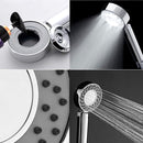 ABS G1/2 Double-sided Spraying Faucet Shower Head Detachable Shampoo Shower Gel High Pressure Shower Head Free Filling for Bathroom SPA