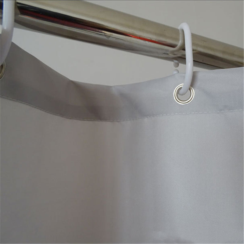 Waterproof Grey Shower Window Curtain Bathroom Drape Hotel Home Decor Fashion
