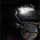 XANES M9 T6+COB Zoomable 4Modes USB Rechargeable LED Flashlight Outdoor Waterproof 18650 Flashlight with Tail Magnetic Suction