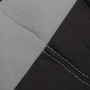 Universal Car Seat Covers Front Rear Protectors 9 Piece Set Washable Grey&Black