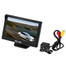 KELIMA Set 5 Inch Car Display Screen and 8 LED Night Vision Reversing Camera