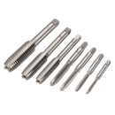 7pcs M3 to M12 Metric HSS Right Hand Thread Tap Set Metric Plug Tap Drill Bits