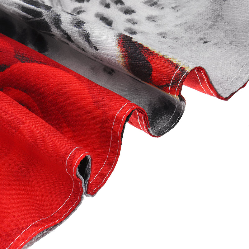 4PCS 200 x 230cm 3D Leopard Rose Printed Bedding Pillowcase Sheet Quilt Cover Bedding Sets