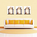 Miico Hand Painted Oil Paintings Simple Style-B Deer Family Wall Art For Home Decoration Painting