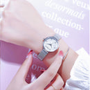 SINOBI 9817 White Bayside Print Gray Lines Dial Fashion Women Quartz Watch