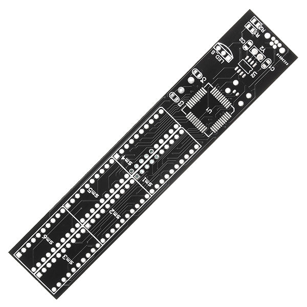 Dual Channels 30 Segments Volume UV Table Remote Control DIY Electronic Clock Music Spectrum Kit