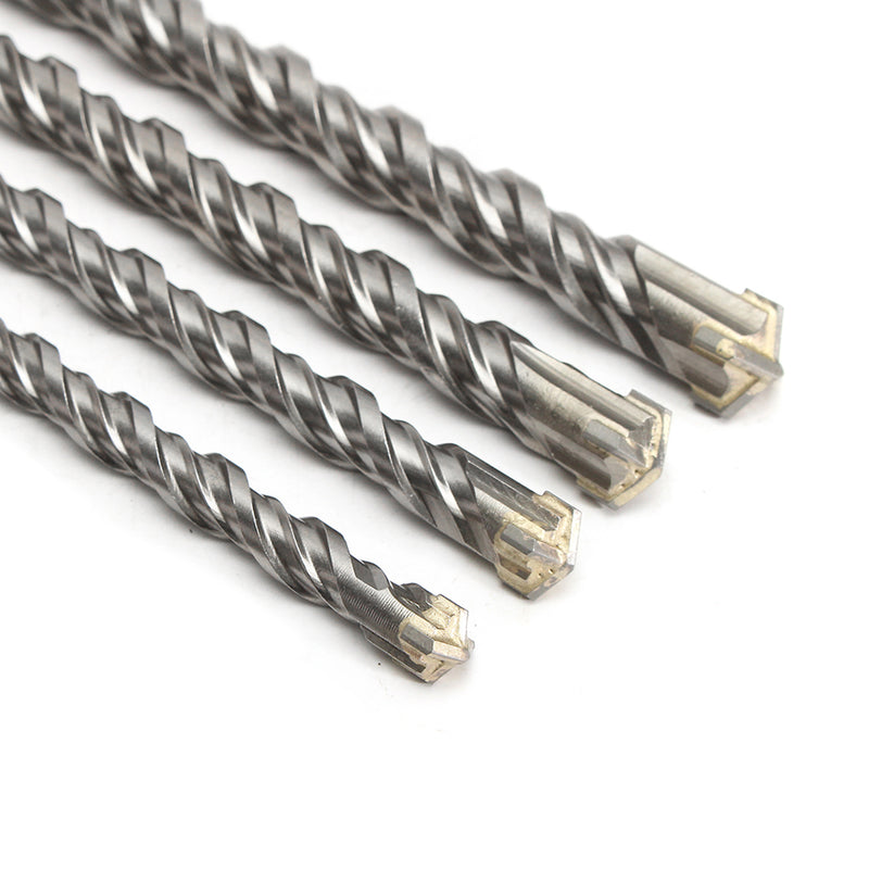 5/6/8/10mm x 11cm Concrete Drill Bit Double SDS Plus Slot Masonry Hammer Head Tool