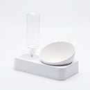 In 1 Cat Ears Shaped Cat Bowl and Bottle Pet Drinking Dispenser Feeder Fountain