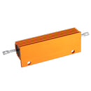 RX24 100W 30R 30RJ Metal Aluminum Case High Power Resistor Golden Metal Shell Case Heatsink Resistance Resistor