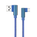 Bakeey 90 Degree 2.4A Micro USB 1M Fast Charging Data Cable for Samsung Xiaomi Huawei