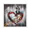 Abstract Love Heart Art Painting Picture Print Home Wall Sticker Decor Unframed