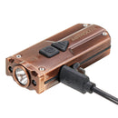 Astrolux K1 Bronze XP-G3 350LM USB Stainless Steel Mini LED Keychain Gift Collection Special Edition