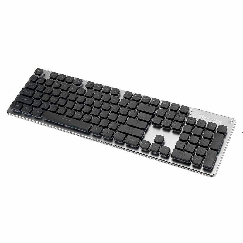 The Wolf Way 104Key Backlit USB Wired Ultra-thin Quiet Gaming Keyboard For Laptop and Desktop
