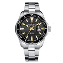 LONGBO 80512 Polygon Dial Simple Full Steel Men Luminous Display Quartz Watch
