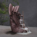 Auspicious Dragon Purple Sand Smoke Backflow Incense Burner Creative Aromatherapy Censer Decorations