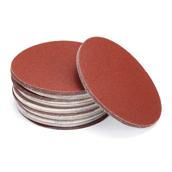 60pcs 6 Inch 80-400 Grit Sand Paper 150mm Aluminum Oxide Sanding Polishing Disc Sandpaper Abrasive Tool