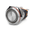 22mm 12V 24V 15A 3000W Metal Latching Switch Angel Halo LED Illuminated Power Switch