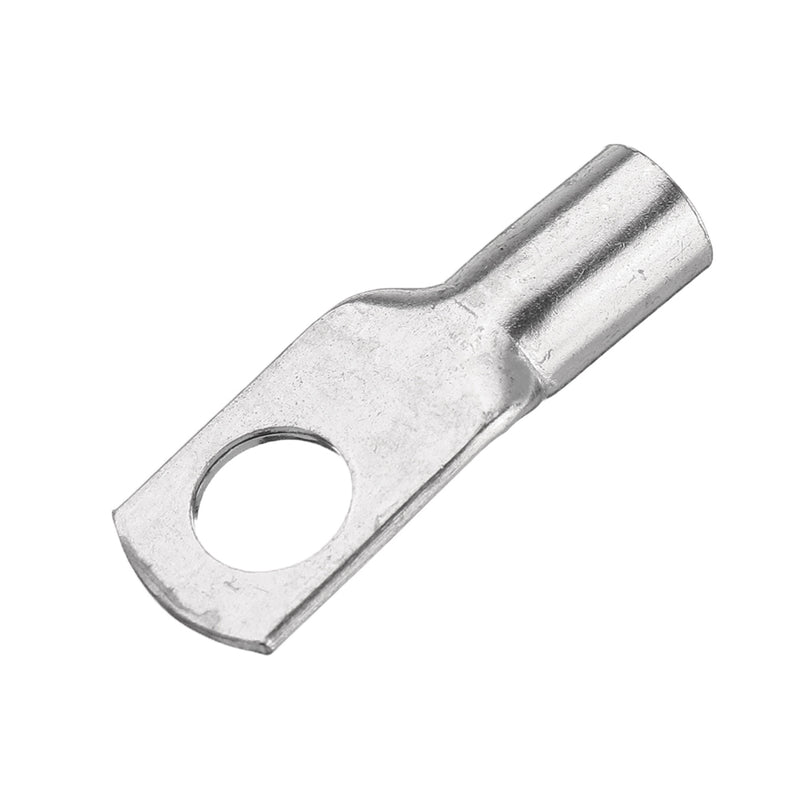 60Pcs Silver SC Bare Terminals lug Tinned Copper Tube Lug Ring Seal Battery Wire Connector Bare Cable Crimped/Soldered Terminal Kit