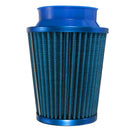 3inch 76mm Universal Car Cone Induction Air Intake Filter Hose Clip High Flow Blue