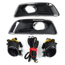Pair Car Front Bumper Halogen Fog Lights Lamp with Cover Harness For Chevy Malibu 2012-2015