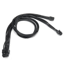 18AWG Dual Mini 6 Pin To 8 Pin PCI-E Power Cable For Mac Pro Video Card