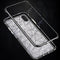 Bakeey Diamond Pattern Magnetic Adsorption Full Body Tempered Glass Back Cover+PC Frame Protective