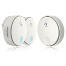 Bakeey G2 Wireless 433MHz 38 Timbre Ringstones LED Indicator EU US UK Plug Remote Doorbell 2 Button 1 Receiver