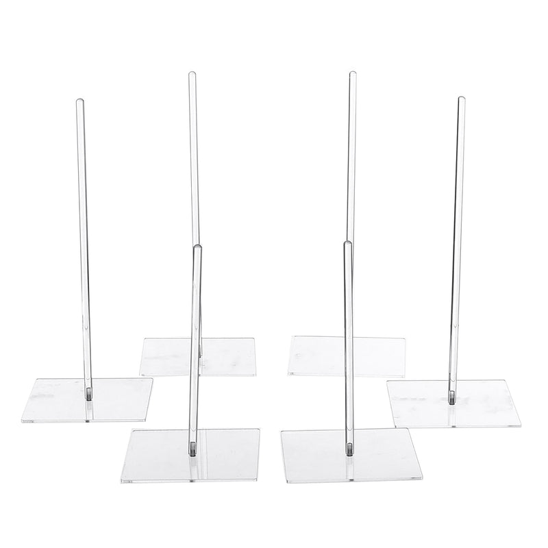 6pcs Donut Wall Storage Stand Acrylic Candy Sweet Party Doughnut Holder Display Box