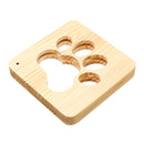 Dog Feet Claw USB Wood Table Night Light Desk Bedside Lamp Home Bedroom Decor