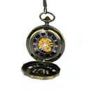 JIJIA JX001 Big Spider Hollow Spider Men Mechanical Watch Pocket Watch