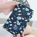 Travel Passport Holder Multi-function Document Storage Bag Set Change Folder Cute Cartoon Waterproof